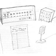 Dessin machine à électrochocs pour l'expérience Milgram